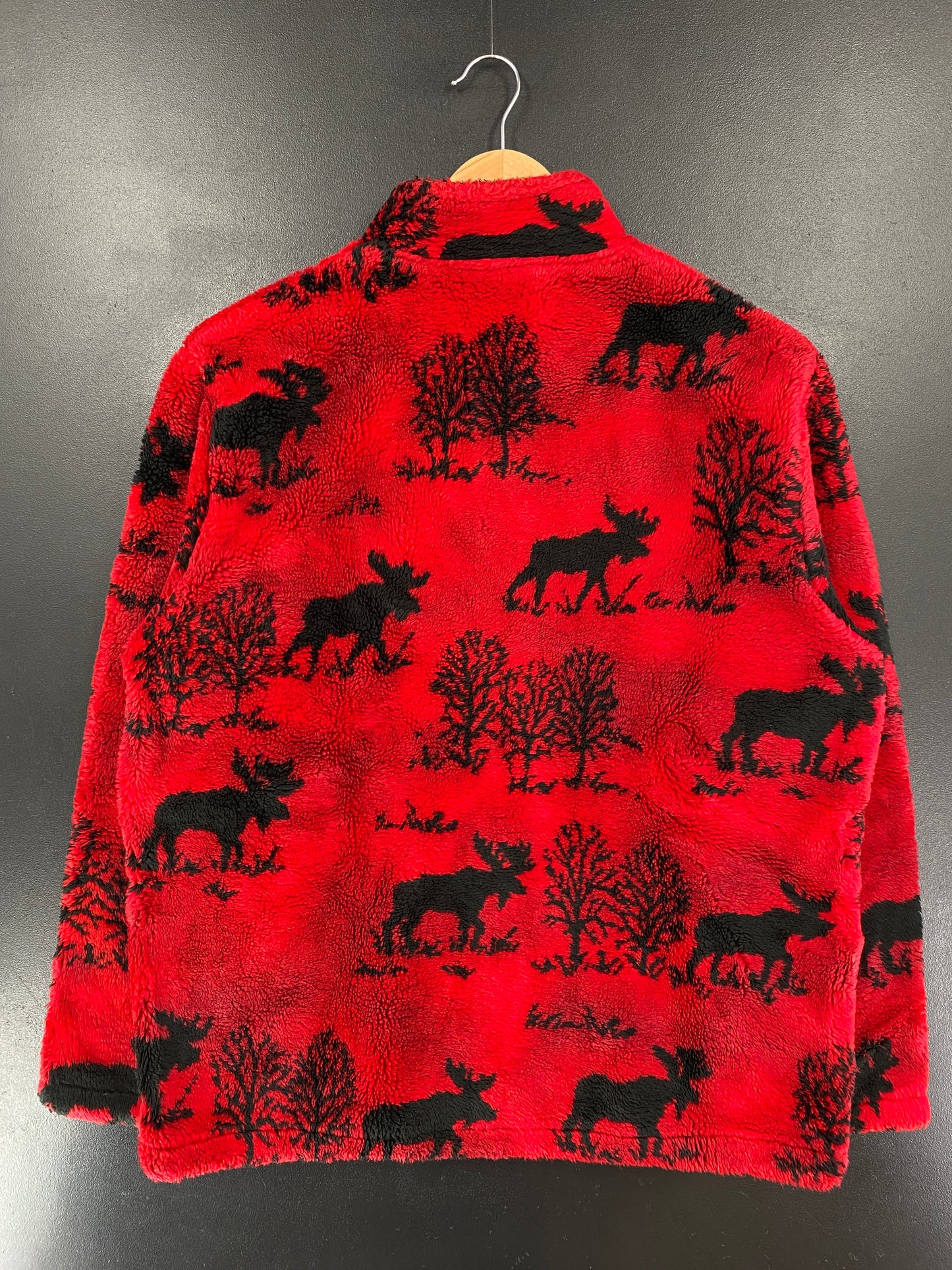 90's BLACK MOUNTAIN Made in USA Size M Fleece Jacket / G4465F