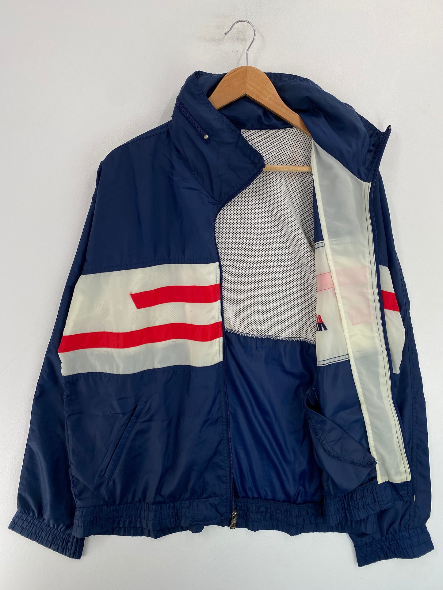 90’s NIKE USA Size L Zip-up Nylon Jacket / G4489N