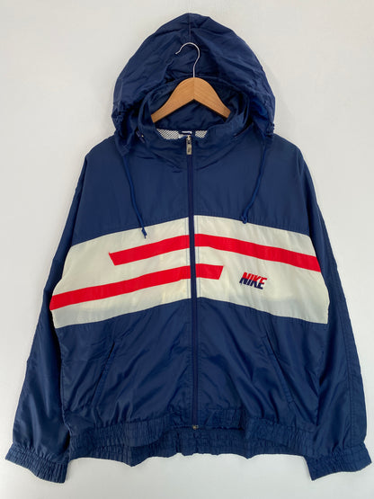 90’s NIKE USA Size L Zip-up Nylon Jacket / G4489N