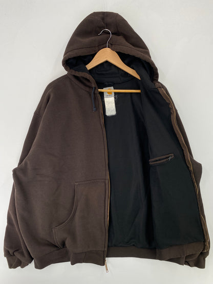 Vintage CARHARTT Size Approx. XL Zip-up Hoodie Sweat-Shirt / F9867S