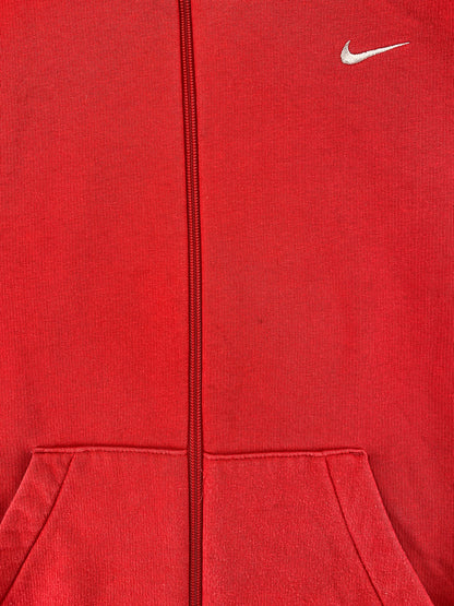 00’ NIKE MINI SWOOSH Zip-Up Size XL Vintage Hoodie Sweat-Shirt / G4493S