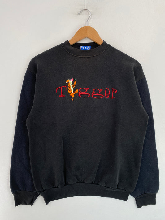 00' DISNEY TIGGER Size No Tag (Approx.M) Vintage Sweat-shirt / G5829S
