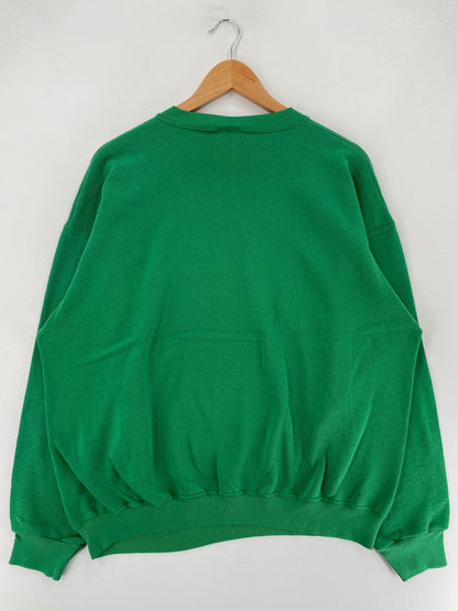 90's UNIVERSITY OF IRELAND Made in USA Size XL Vintage College Sweat-Shirt / F7743S