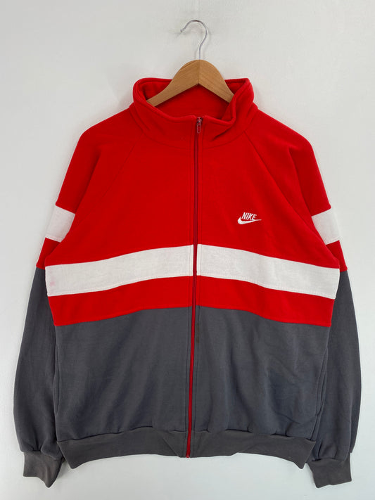 90's NIKE Size XL Vintage Zip-up Sweat-shirt / G4532S