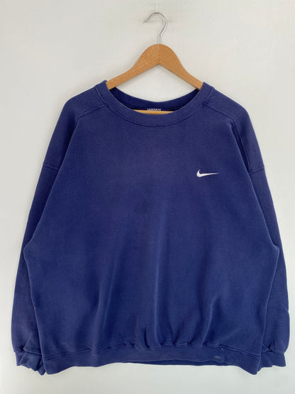 90’s NIKE MINI SWOOSH Made in USA Size XXL Sweat-Shirt / G4537S