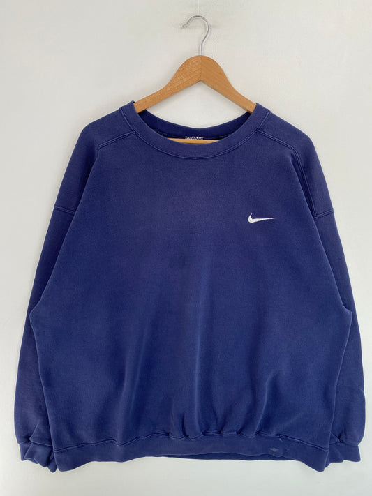 90’s NIKE MINI SWOOSH Made in USA Size XXL Sweat-Shirt / G4537S
