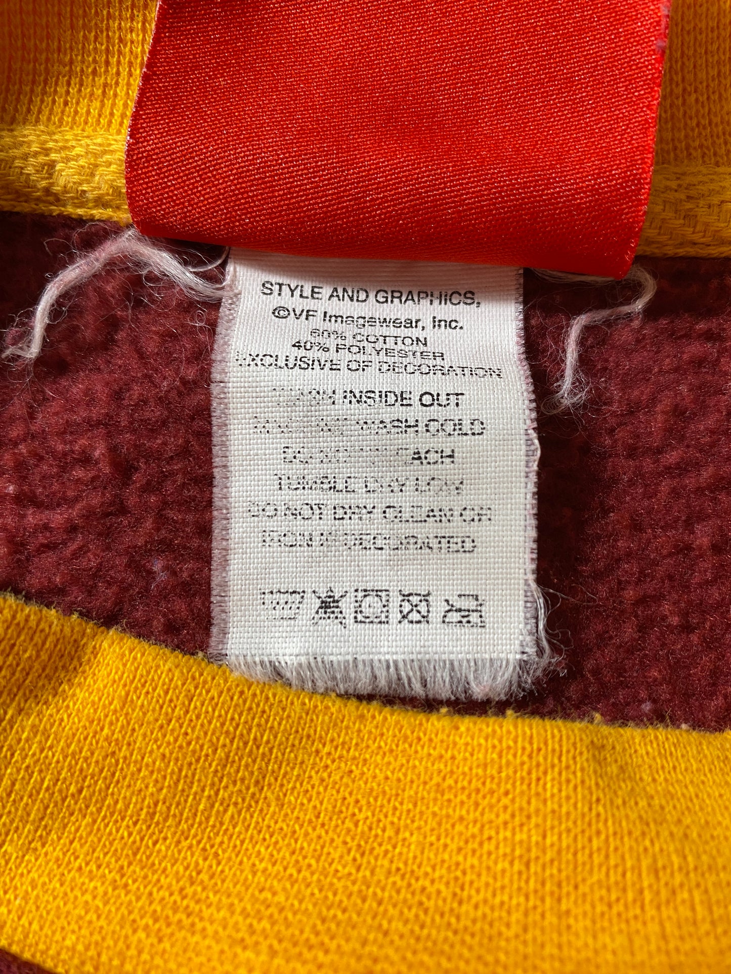 Vintage WASHINGTON REDSKINS Size XL NFL Sweat-Shirt / F4020S