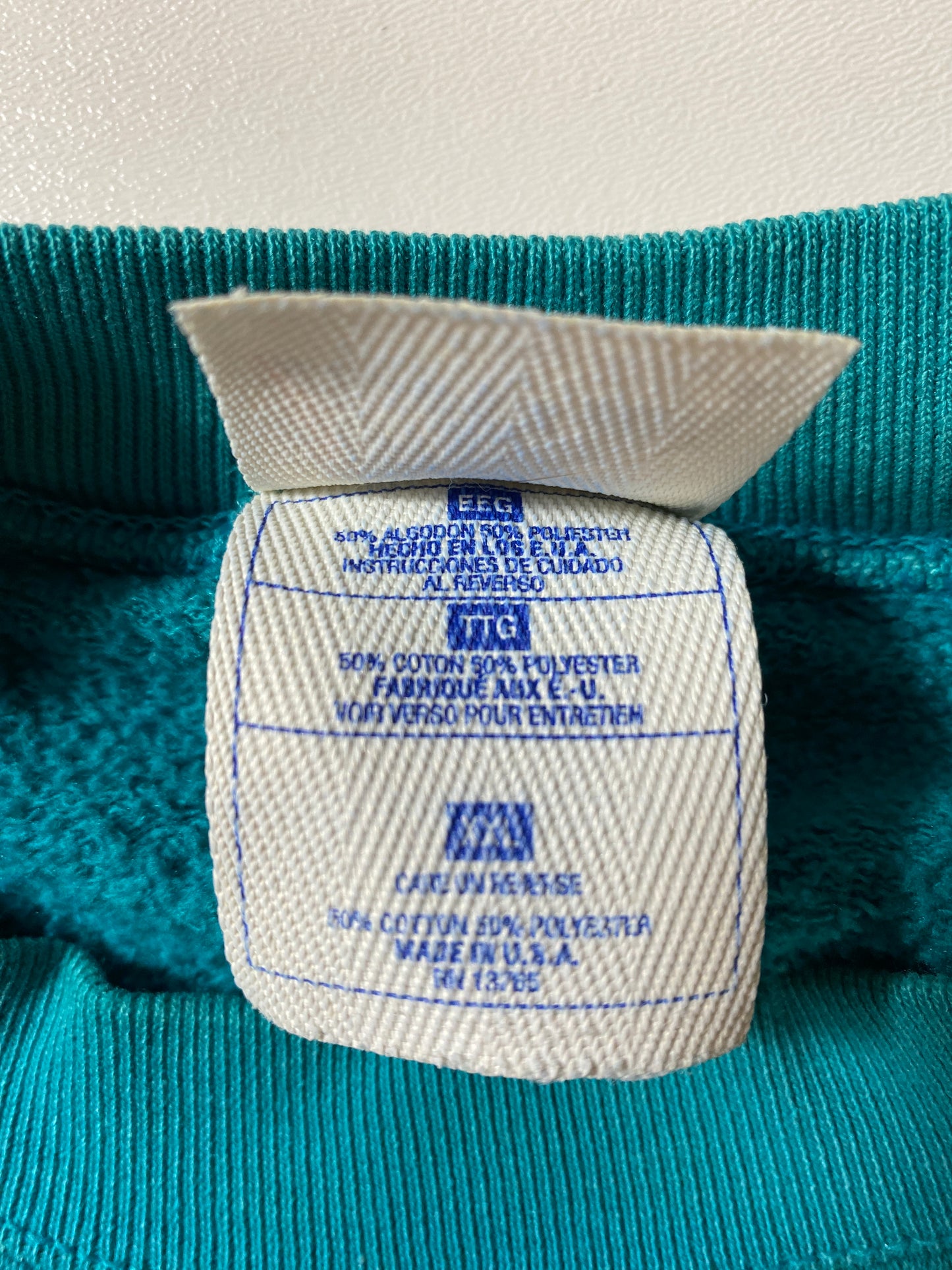 90's MIAMI DOLPHINS Made in USA Size XXL NFL Sweat-Shirt / F4019S