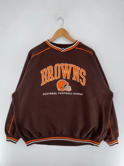90’s CLEVELAND BROWNS Size XXL NFL Sweat-Shirt / F4013S