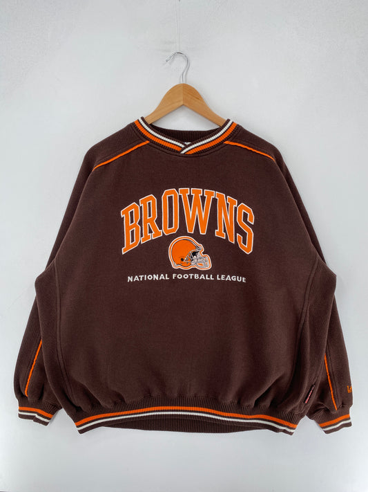 90’s CLEVELAND BROWNS Size XXL NFL Sweat-Shirt / F4013S