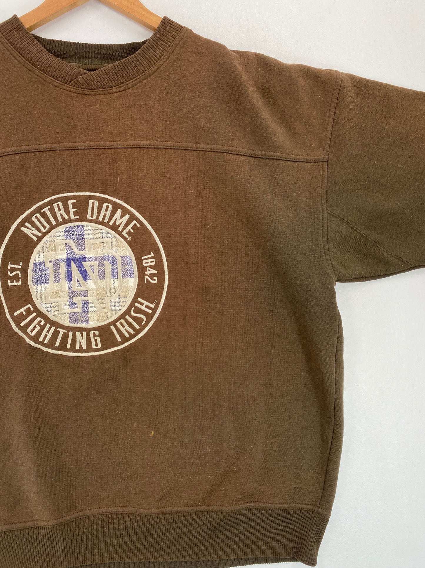Vintage NOTRE DAME Size L College Sweat-Shirt / G4567S