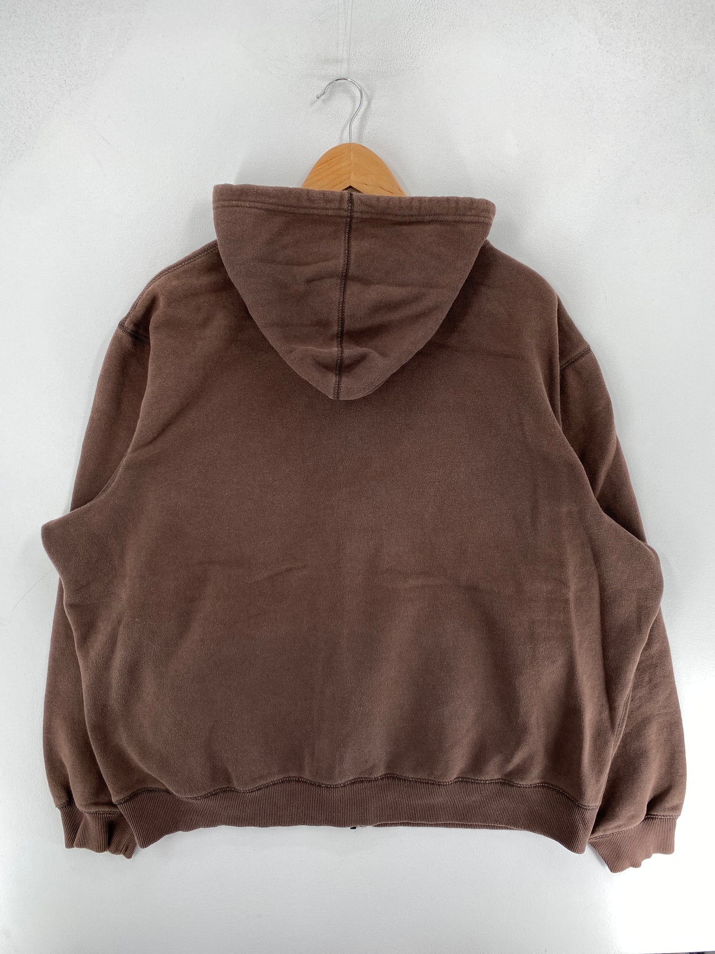 Vintage NIKE MINI SWOOSH Size XXL Hoodie Zip-Up Sweat-Shirt / F4043S