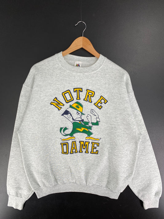 90’s NOTRE DAME Made in USA Size XL Vintage College Sweat-shirt / F4055S