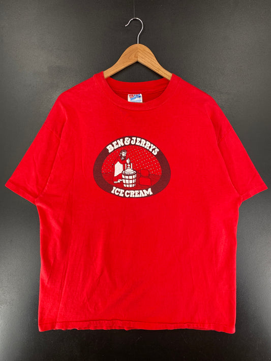 90’s BEN AND JERRYS Size XL Vintage T-Shirts / G72T