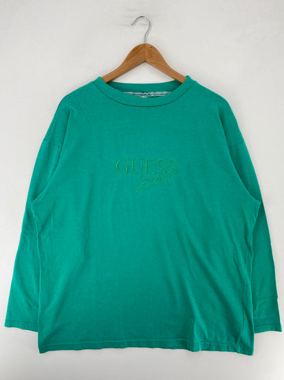90’s GUESS JEANS Size No Tag (Approx.L) Vintage Long Sleeve T-Shirt / G64T