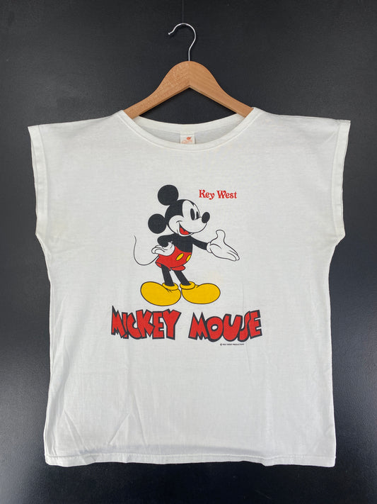 80’s DISNEY MICKEY Made in USA Size L Vintage T-Shirt / G246T