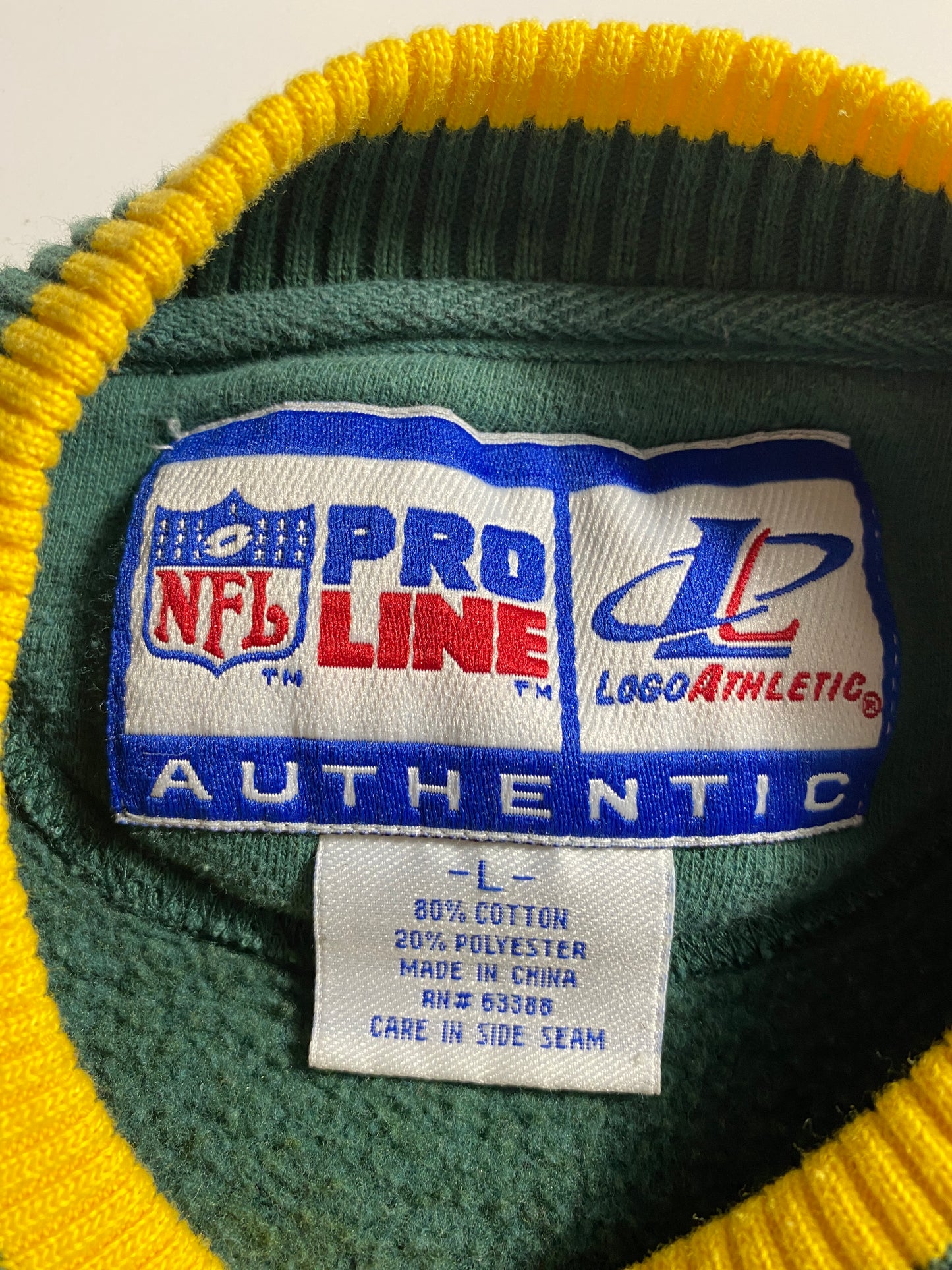 Vintage GREENBAY PACKERS Size L NFL Sweat-Shirt / G944S