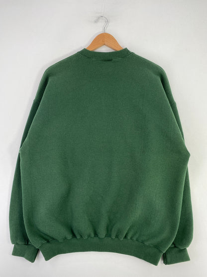 90's DEAR Made in USA Size XL Vintage Animal Sweat-Shirt / G962S