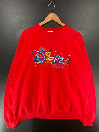 00' DISNEY MICKEY Size No Tag (Approx.XXL) Vintage Sweat-shirt / G4651S