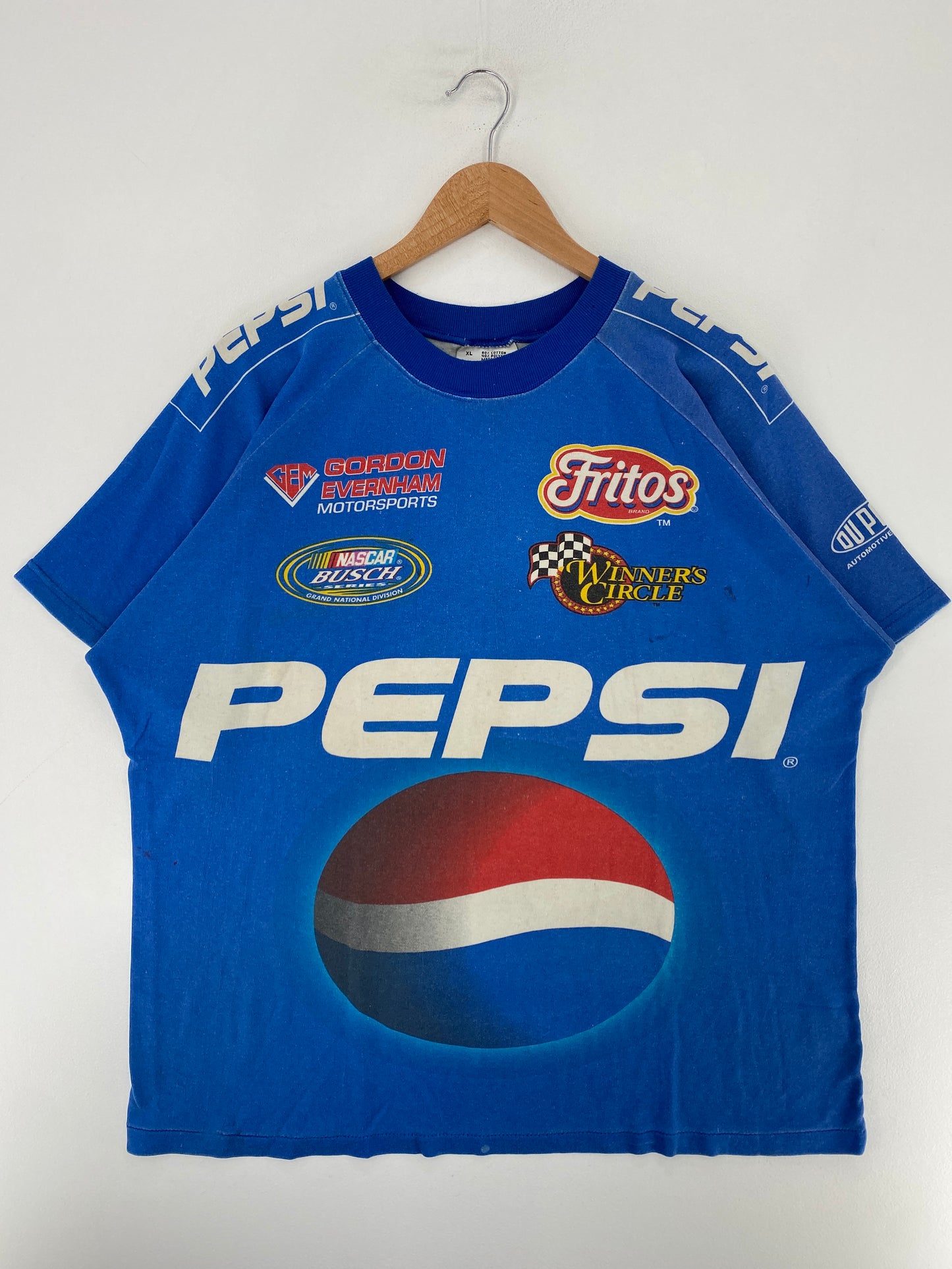 1999 NASCAR PEPSI Made in USA Size XL Vintage Racing T-shirt / G332T
