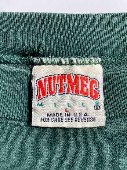90's MIAMI HURRICANES Msde in USA Size L Vintage College Sweat-Shirt / G4697S