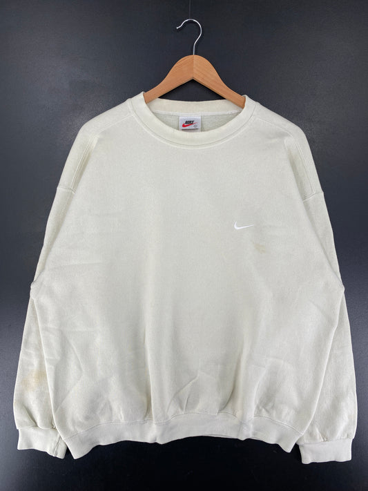 90's NIKE MINI SWOOSH Made in USA Size L Vintage Sweat-Shirt / G5725S