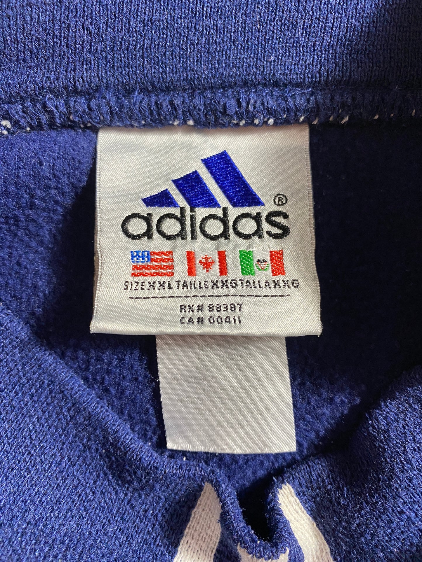 90’s ADIDAS Size XXL Vintage Fleece / G5578F