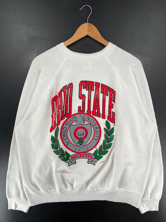 90’s OHIO STATE BUCKEYES Size XL Vintage College Sweat-Shirt / G4695S