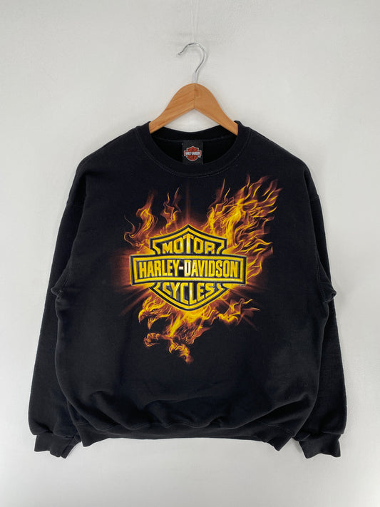 Vintage HARLEY DAVIDSON Size L Sweat-Shirt / F4889S