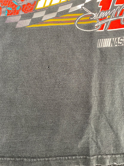 1999/ MOBIL RACING JEREMY MAYFIELD Made in USA Size XXL Vintage Racing T-shirt / G422T
