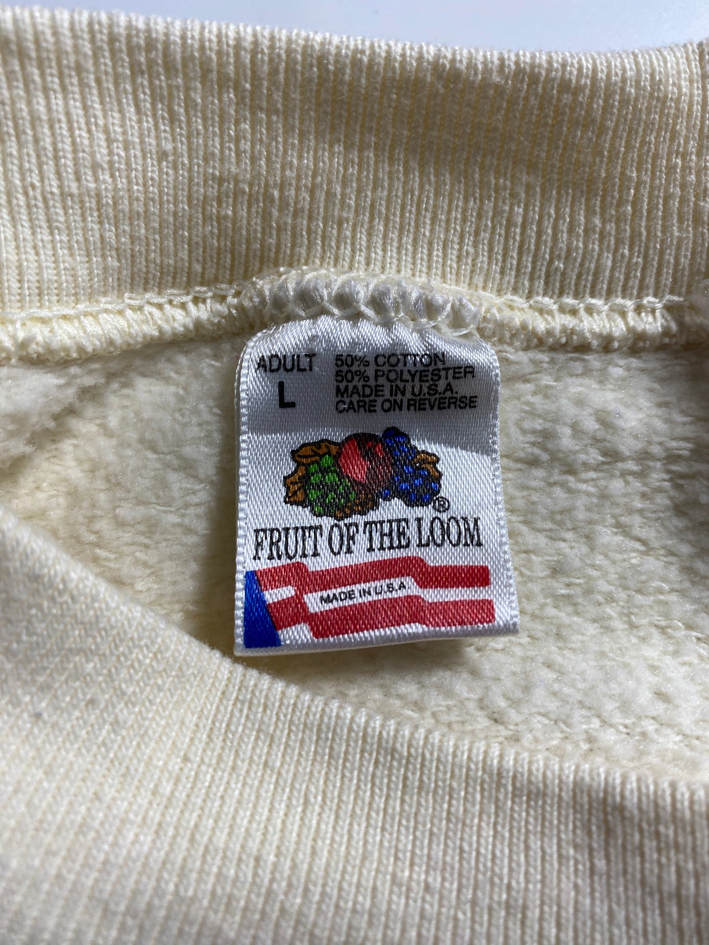 90's WISCONSIN DELLS Made in USA Size L Vintage Animal Sweat-Shirt / G4129S