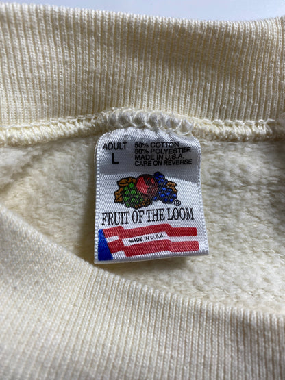 90's WISCONSIN DELLS Made in USA Size L Vintage Animal Sweat-Shirt / G4129S