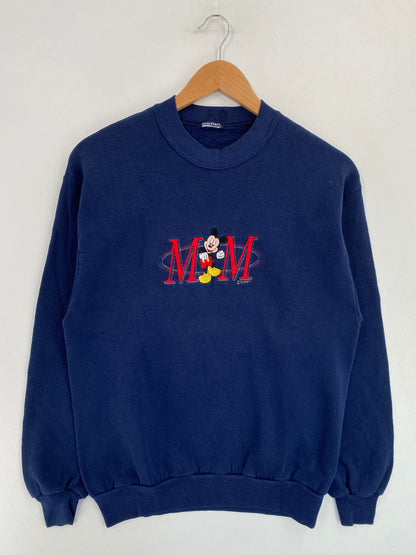 90's DISNEY MICKEY Size No Tag (Approx.M) Vintage Sweat-shirt / G4711S