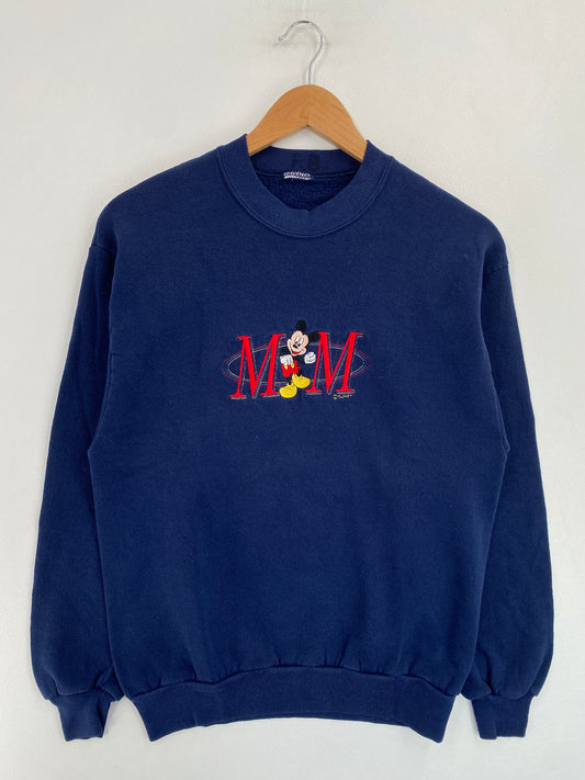 90's DISNEY MICKEY Size No Tag (Approx.M) Vintage Sweat-shirt / G4711S