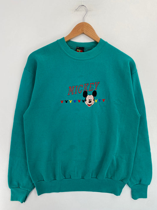 90’s DISNEY MICKEY Made in USA Size M Vintage Sweat-shirt / G4715S