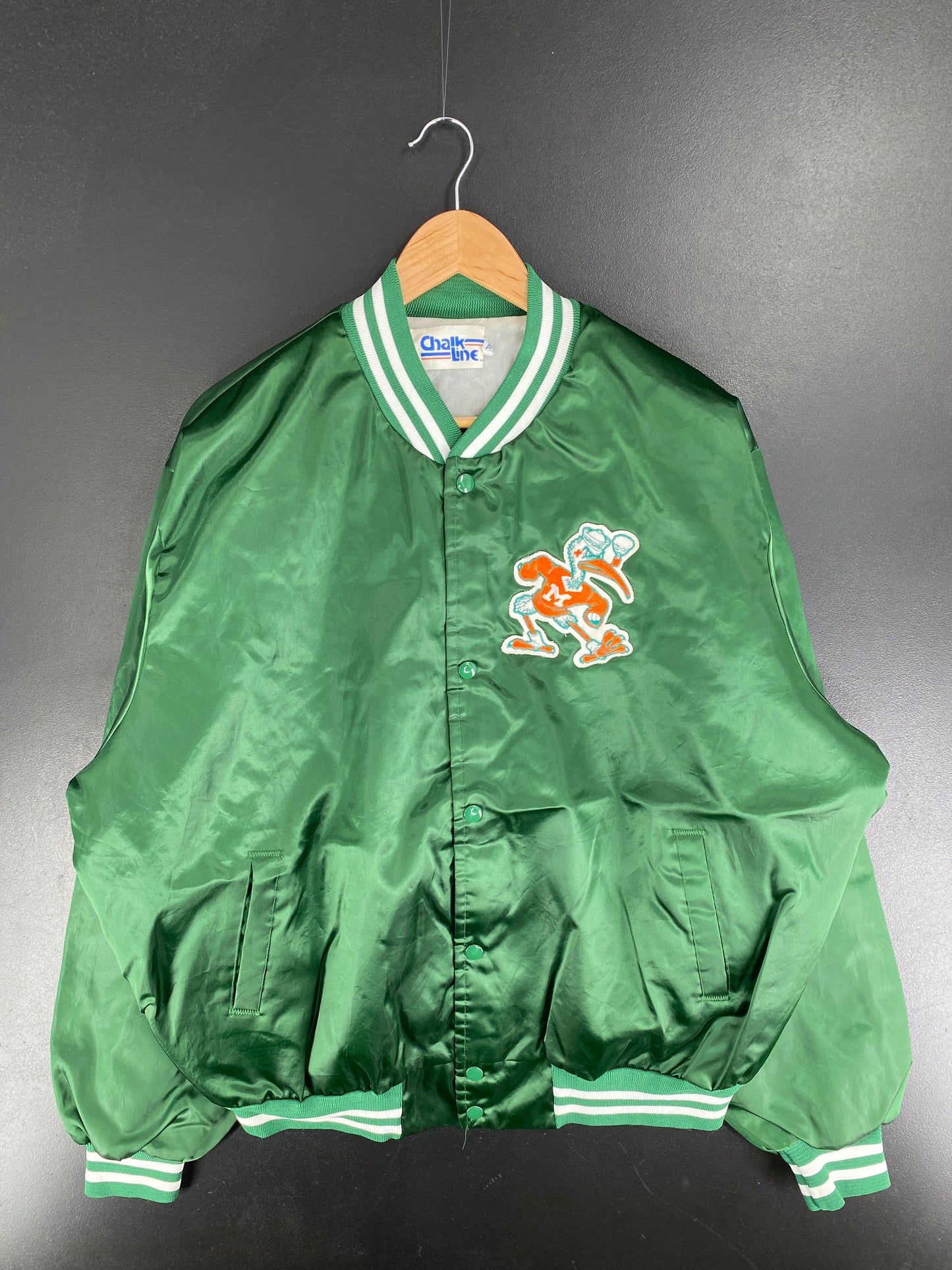 90’s MIAMI HURRICANE Size XXL Nylon Jacket / F4981N