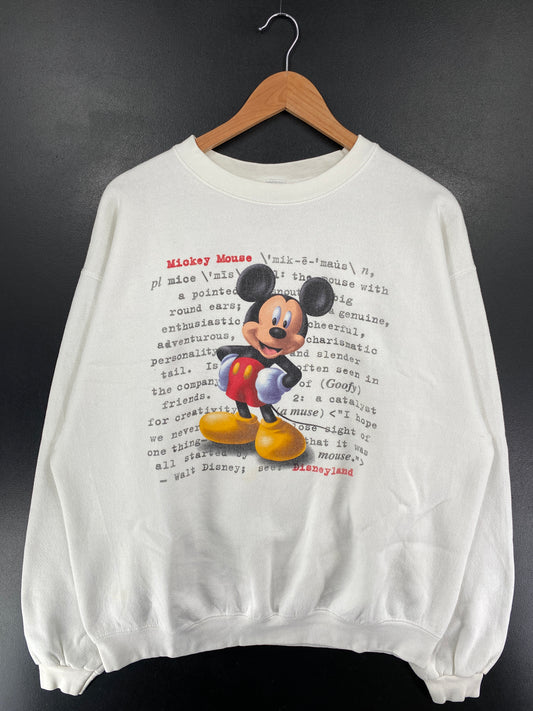90’s DISNEY MICKEY Made in USA Size XL Vintage Sweat-shirt / G4719S