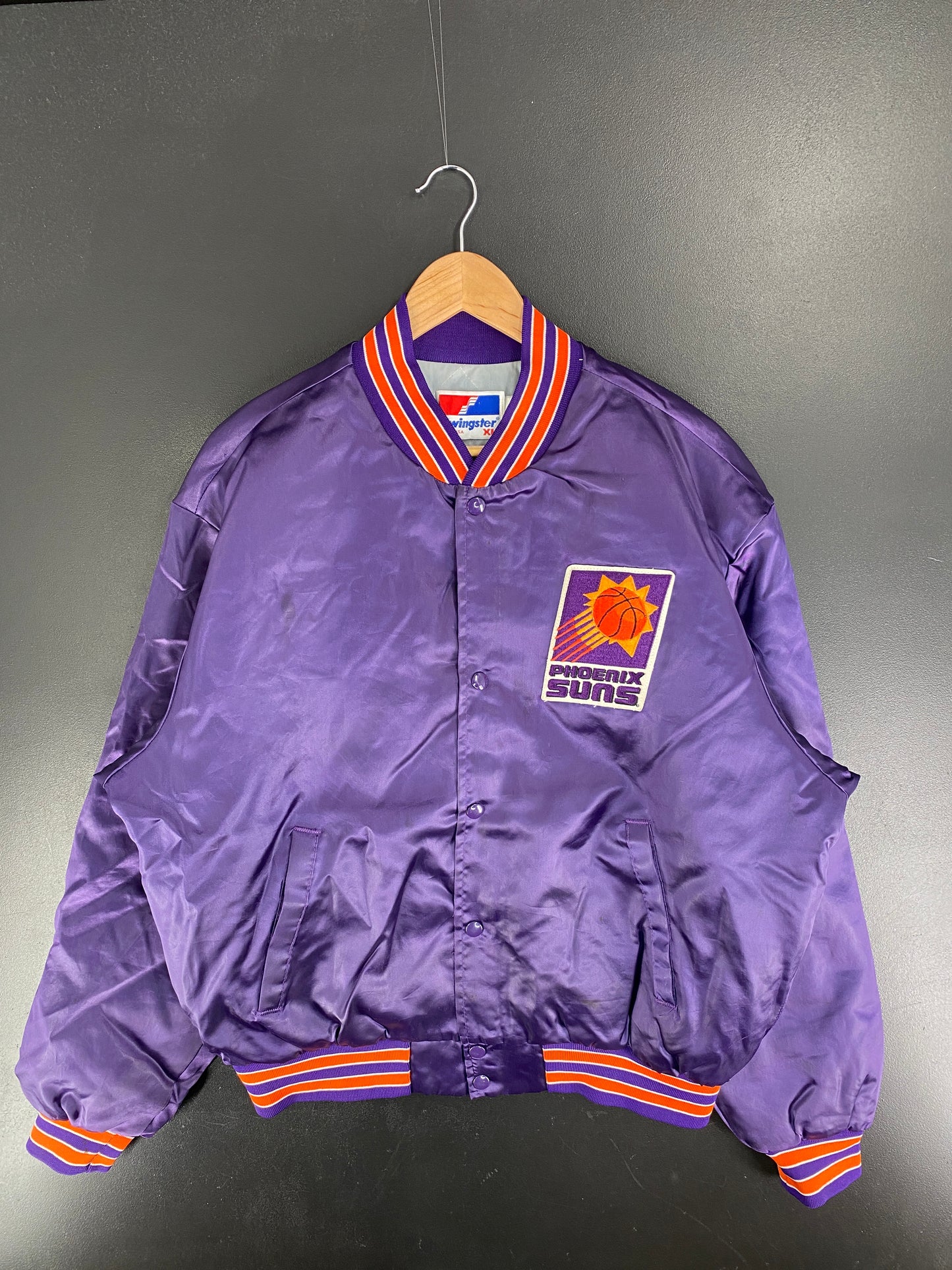 90's PHOENIX SUNS Size XL Vintage NBA Nylon Jacket / F4978N