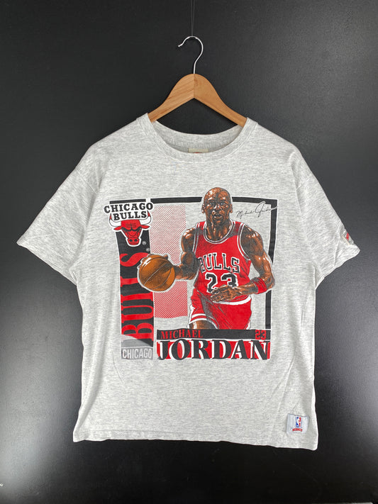 90's MICHAEL JORDAN CHICAGO BULLS Made in USA Size XL Vintage T-shirt / F4386T