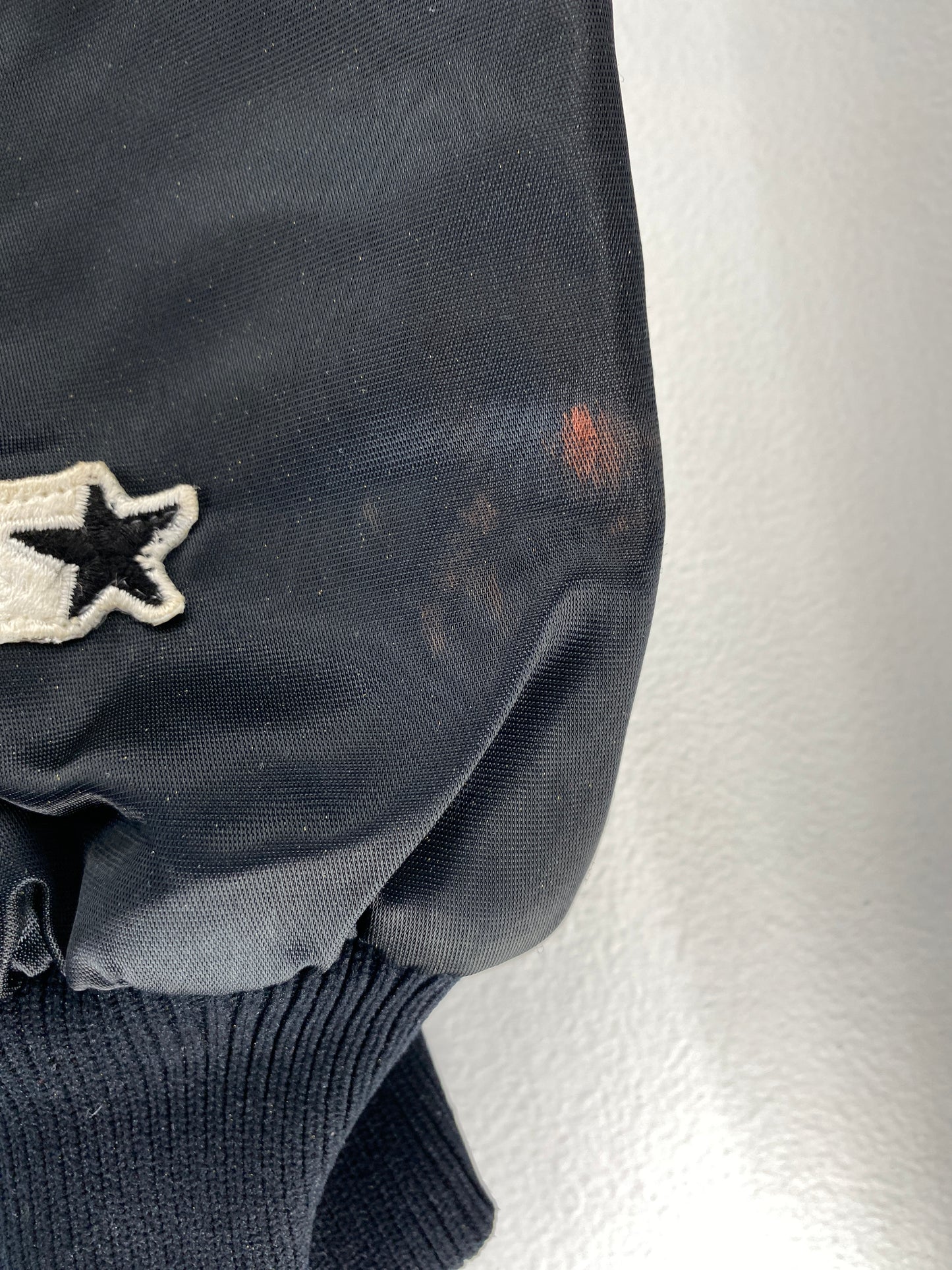 90's STARTER x LAS VEGAS RAIDERS Made in USA Size L Vintage NFL Nylon Jacket / F4976N