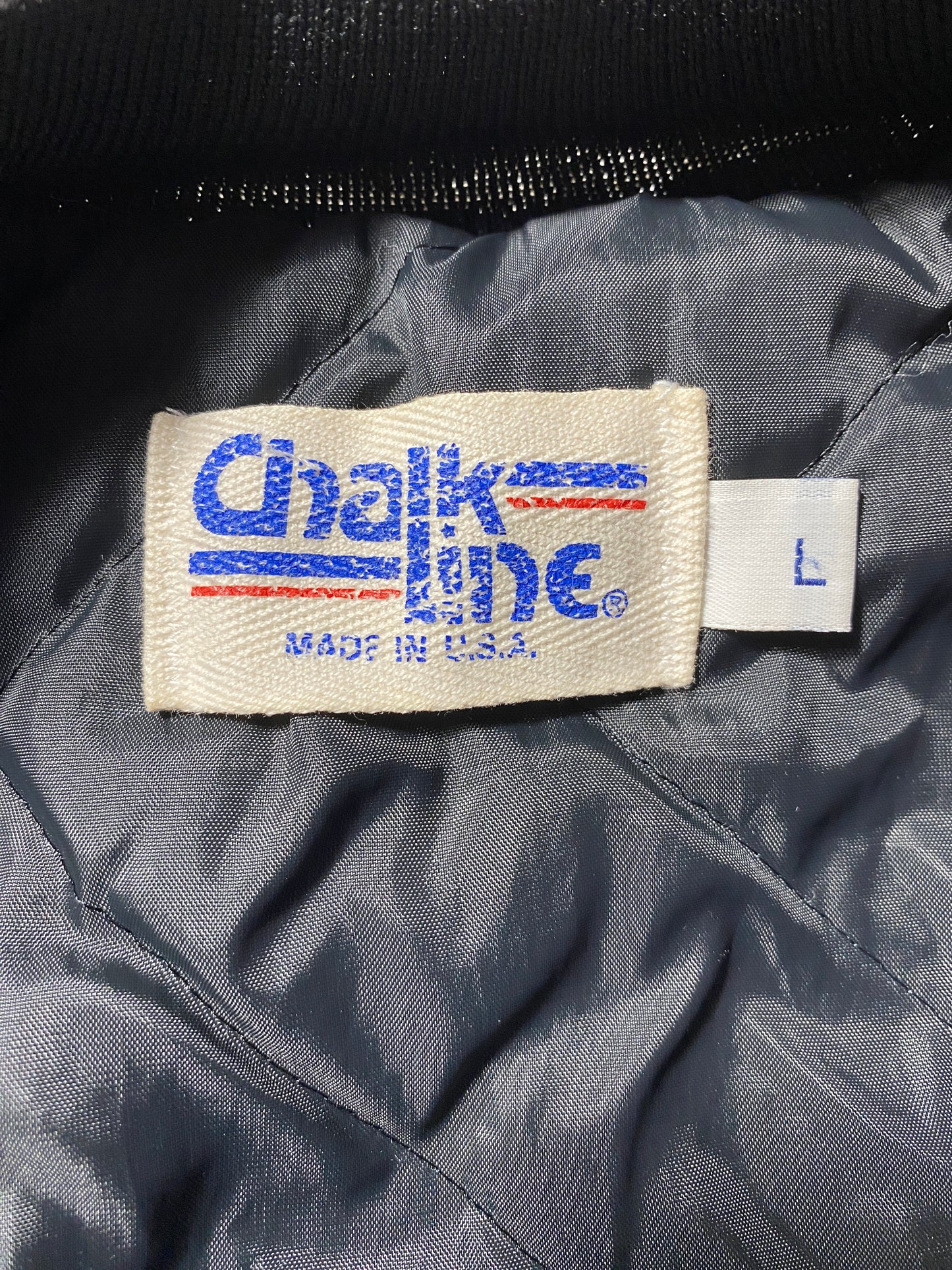 90's LAS VEGAS RAIDERS Made in USA Size L Vintage NFL Nylon Jacket / F4975N