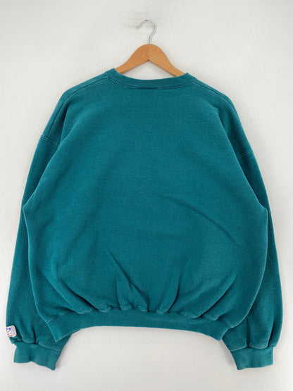 90's PHILADELPHIA EAGLES Made in USA Size L Vintage NFL Sweat-shirt / G1415S