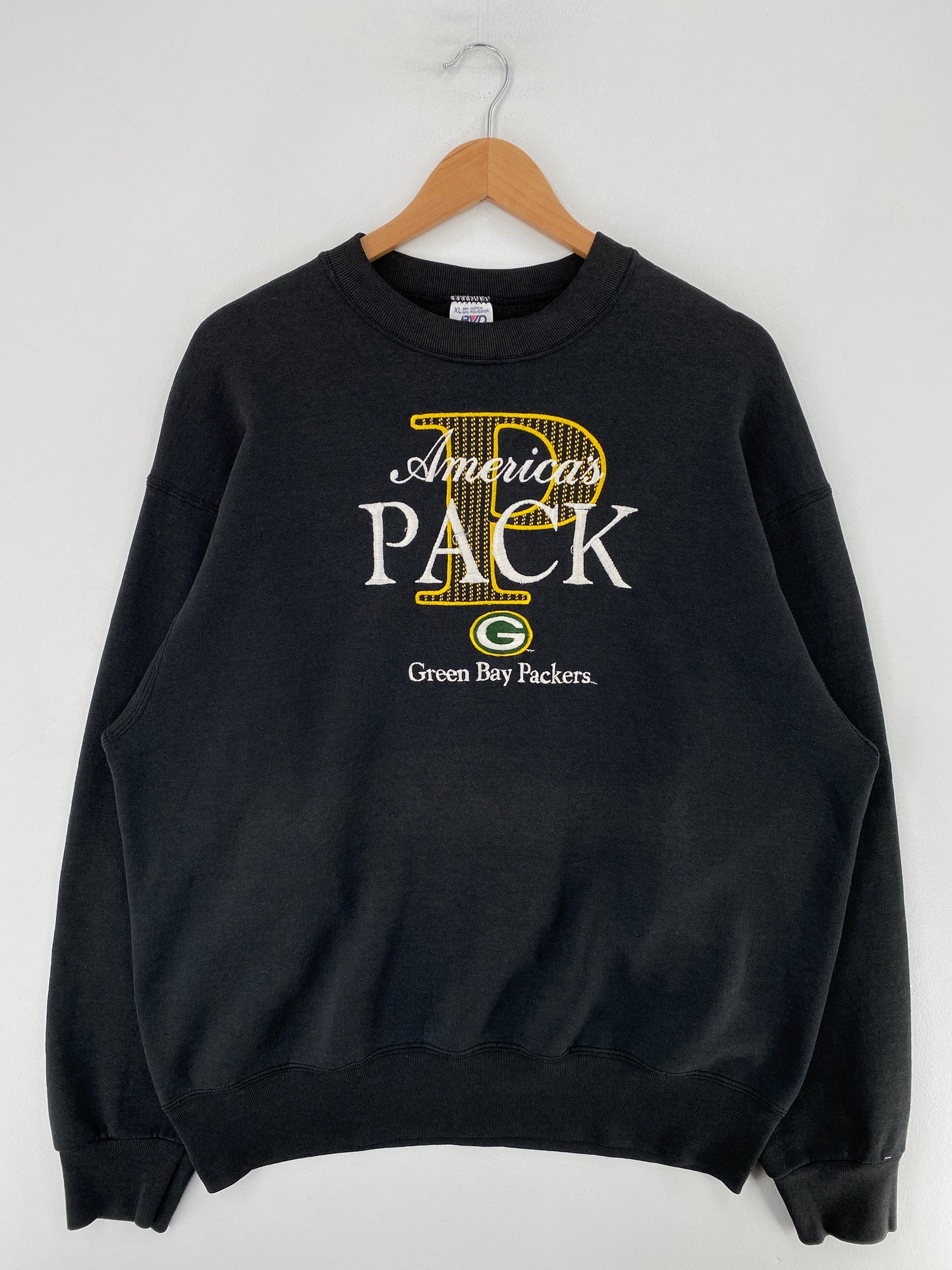 90's GREEN BAY PACKERS Made in USA Size XL NFL Sweat-shirt / G1195S