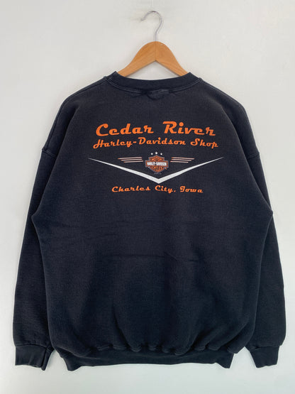 2001 HARLEY DAVIDSON Made in USA Size XL Vintage Sweat Shirt / G4742S