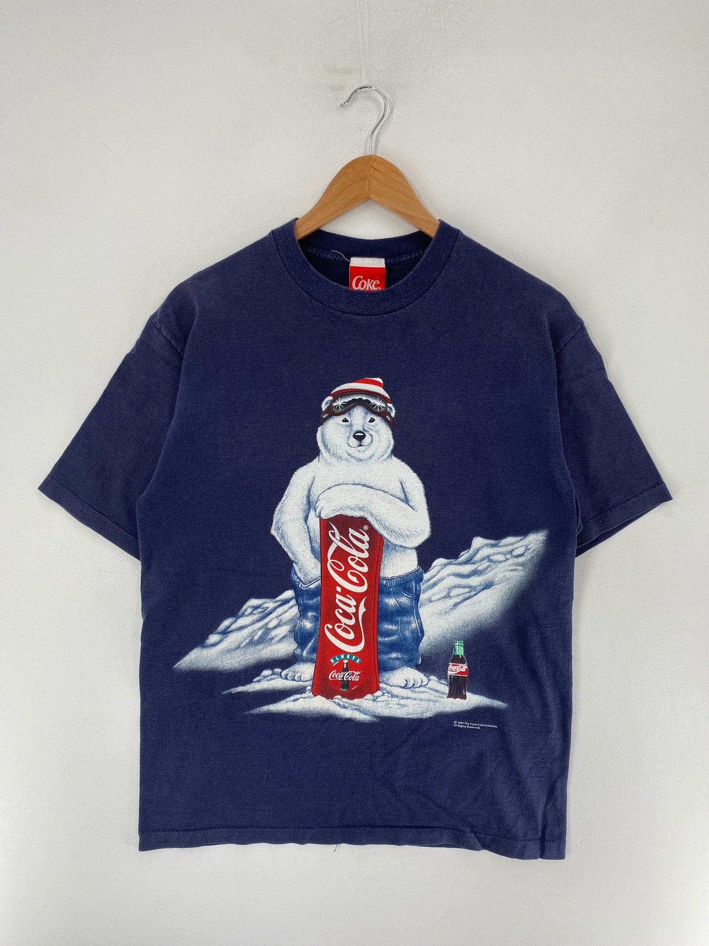 1997 COCA COLA Size No Tag (Approx.L) Vintage T-Shirt / F4413T