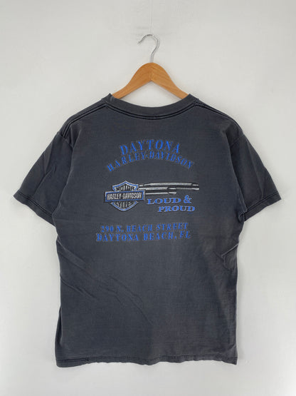 90’s HARLEY-DAVIDSON Size No Tag (Approx.L) T-Shirt / F4411T