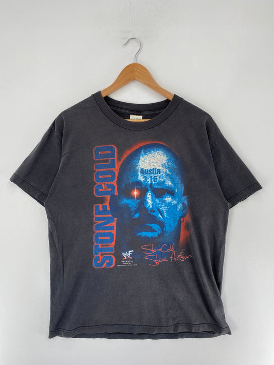 1998 STONE COLD Size L Vintage T-Shirt / F4410T