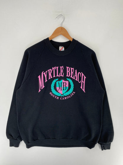 90's MYRTLE BEACH Made in USA Size XXL Vintage College Sweat-Shirt / F9968S