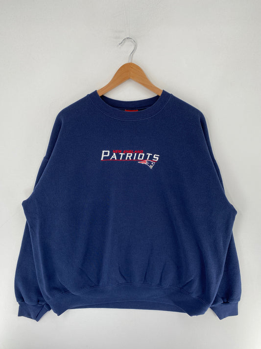 Vintage NEW ENGLAND PATRIOTS Size XL NFL Sweat-shirt / F5013S
