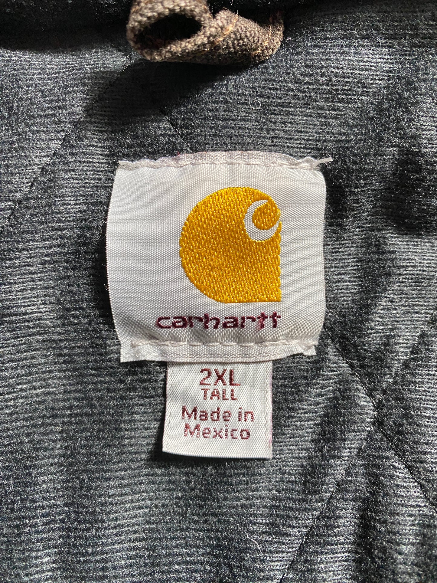 Vintage CARHARTT Size XXL Zip-Up Hoodie Duck Jacket / F5163J
